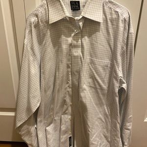 Jos A Bank button-up dress shirt. Size 16 1/2 - 34